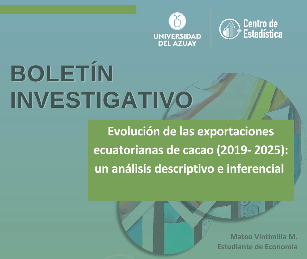 Evolución de las exportaciones ecuatorianas de cacao (2019- 2025): un análisis descriptivo e inferencial