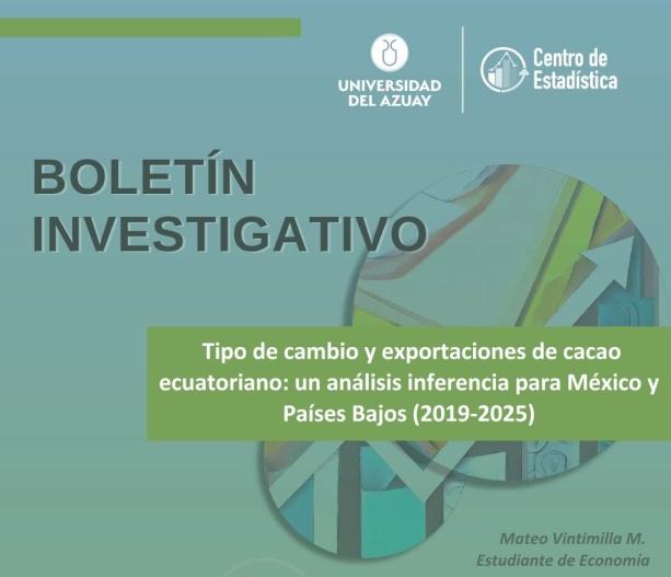 Tipo de cambio y exportaciones de cacao ecuatoriano: un análisis inferencial para México y Países Bajos (2019–2025)
